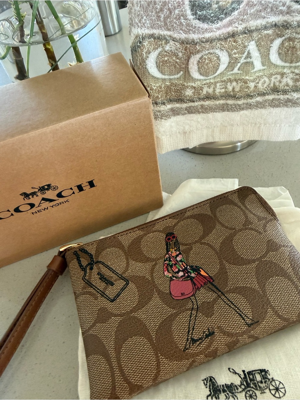 Coach Bonnie cashin limited edition collectors piece signature wristlet